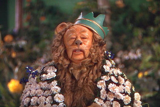 wizard of oz lion