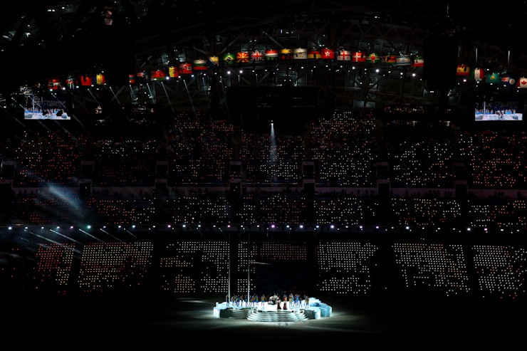 Sochi Olympics Opening Ceremony Photos Set The Tone For Dramatic