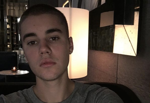 his shaved q head gets PHOTOS Justin Bieber His Head, So Dreadlocks Shaved Bye â Bye