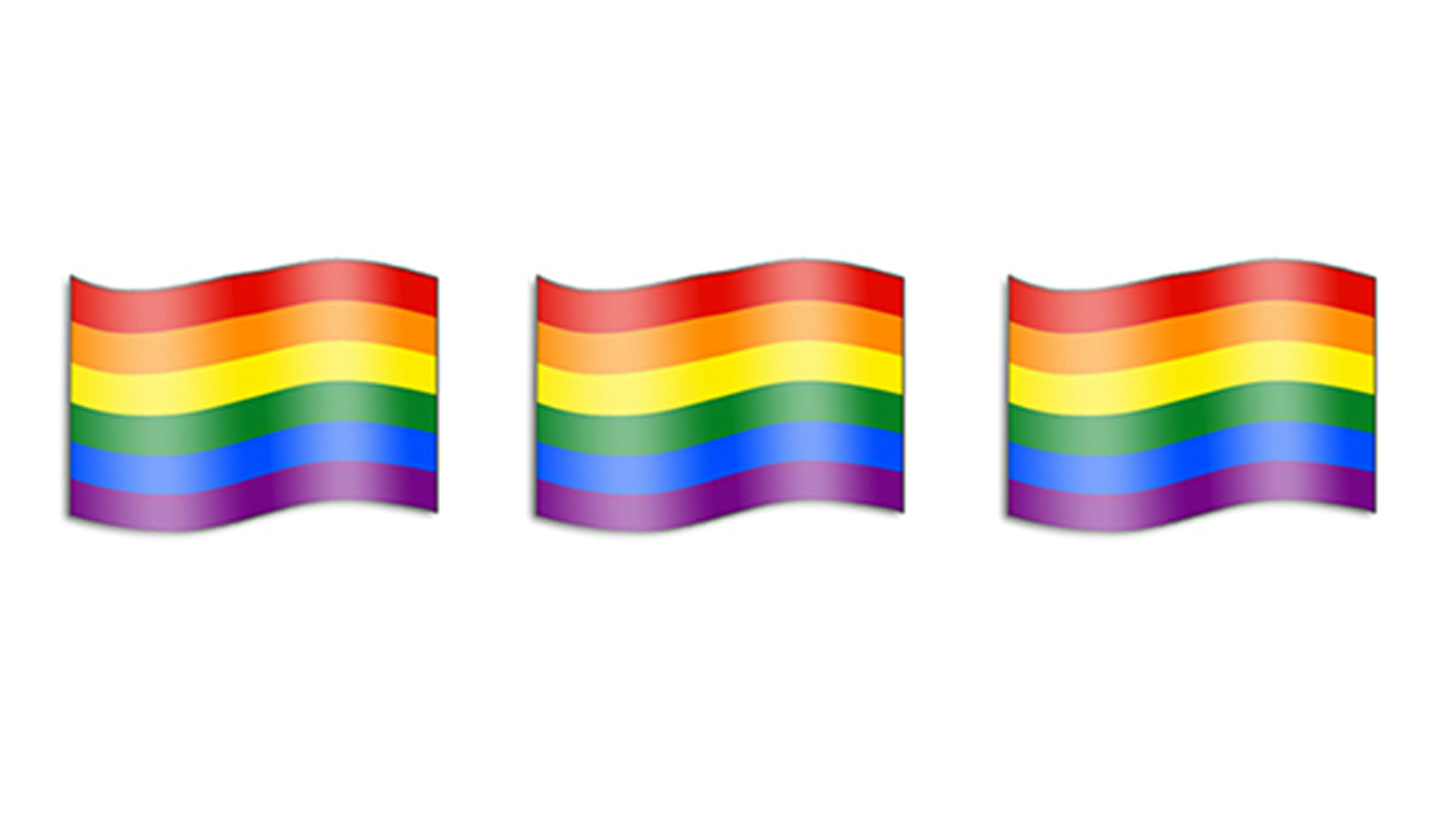 fight gay pride flag emoji