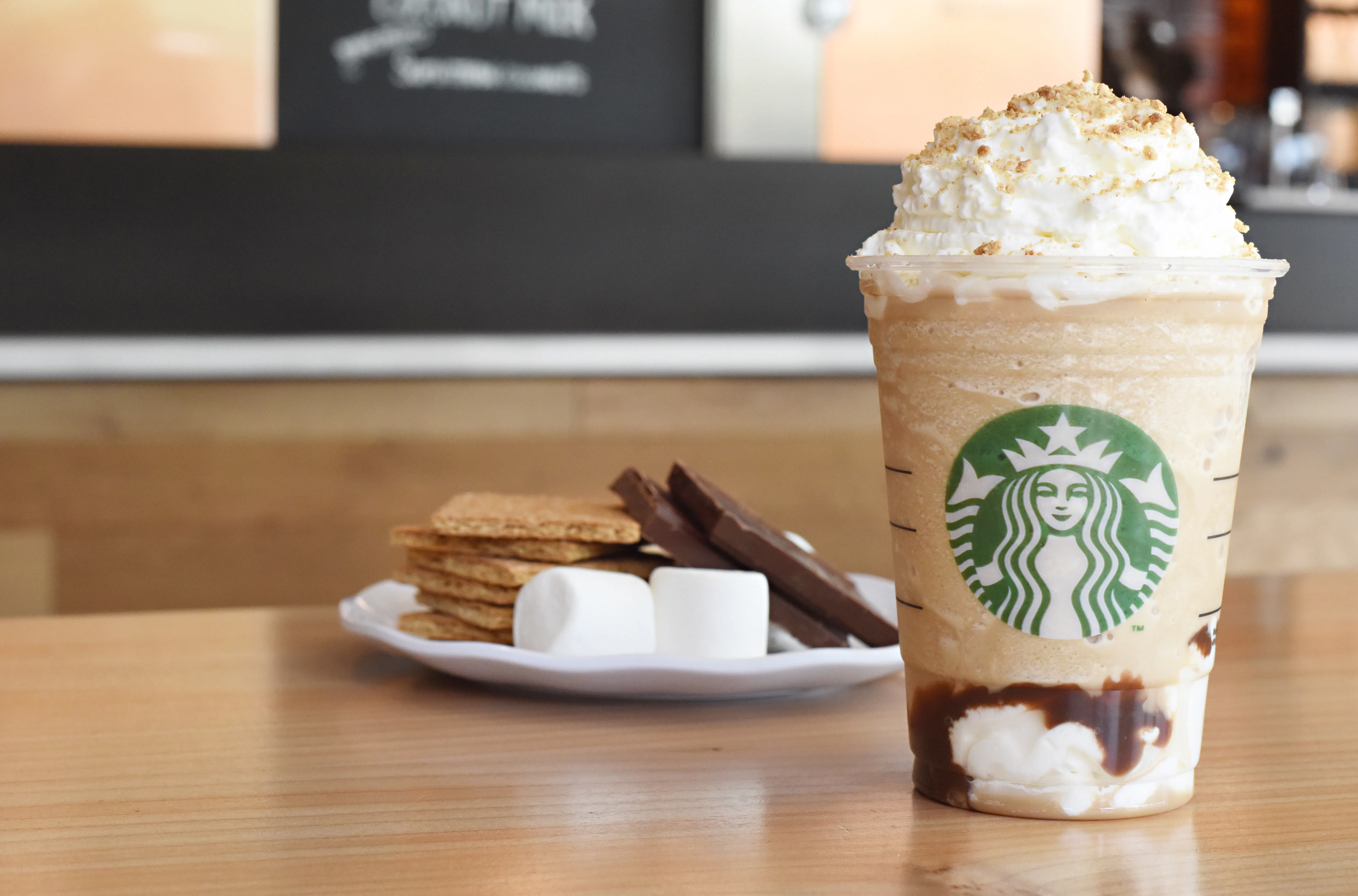 The Starbucks Roasted Marshmallow S’mores Frappuccino is back