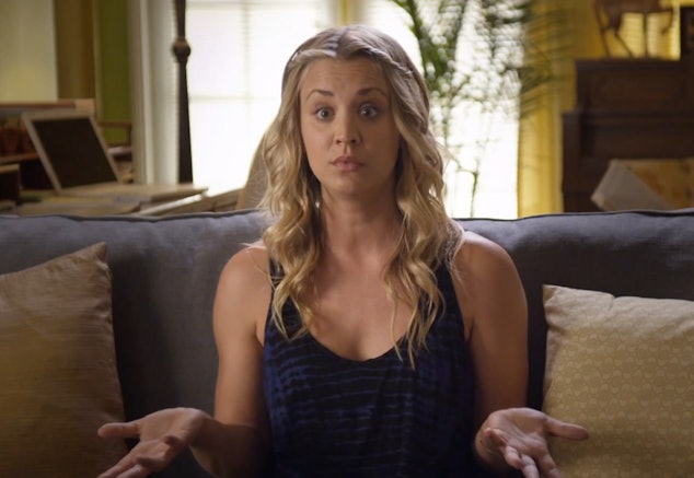 Kaley Cuocos Authors Anonymous Clip Takes The Dumb Blonde Gimmick