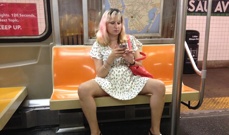 Why Do Guys Spread Their Legs When Sitting On The Subway My Weekend Of 