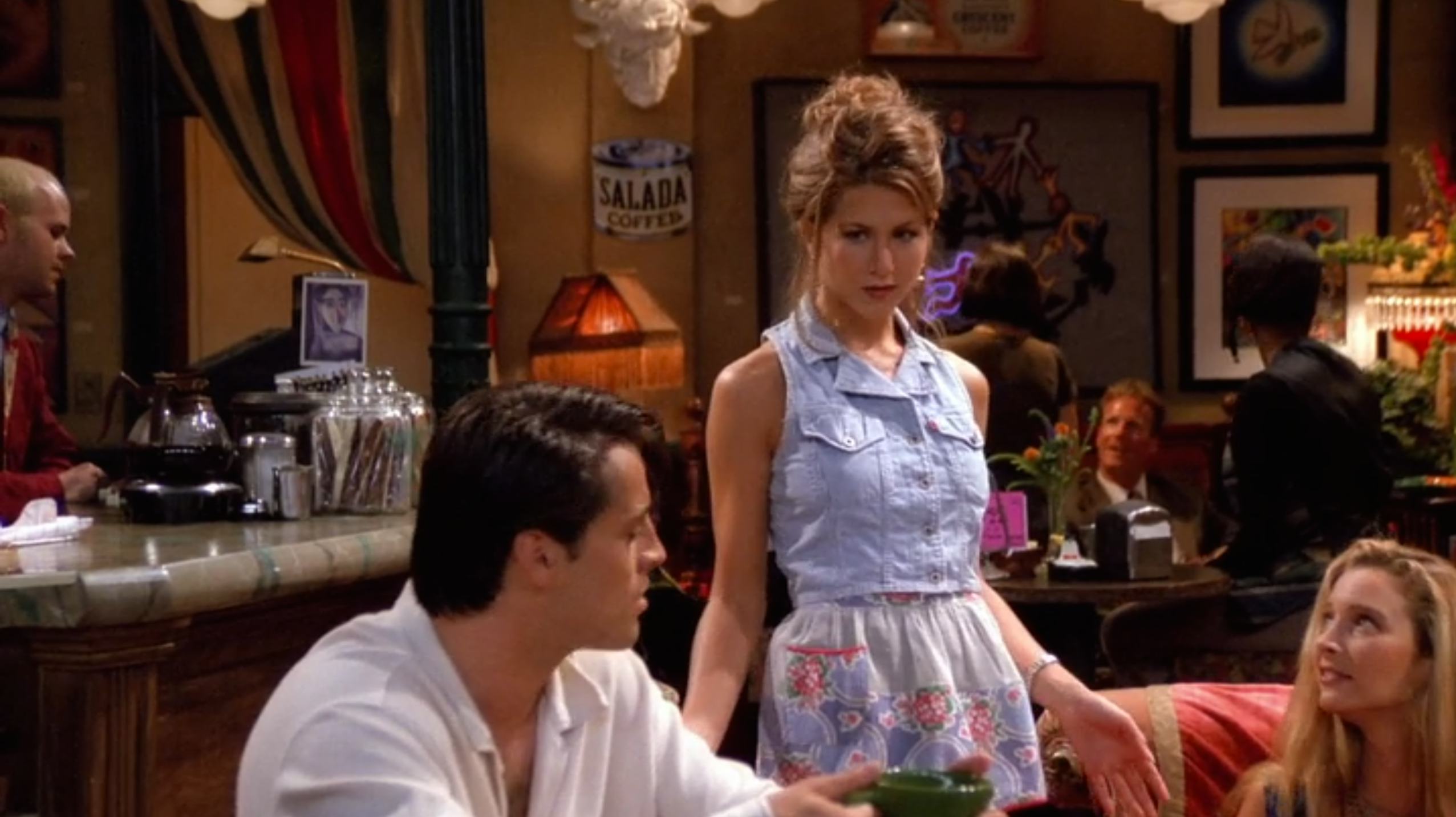 rachel friends yellow dress