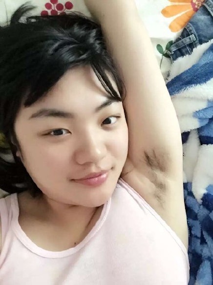 Chinese Feminists Share Armpit Hair Photos To Protest Domestic Violence And Gender Inequality