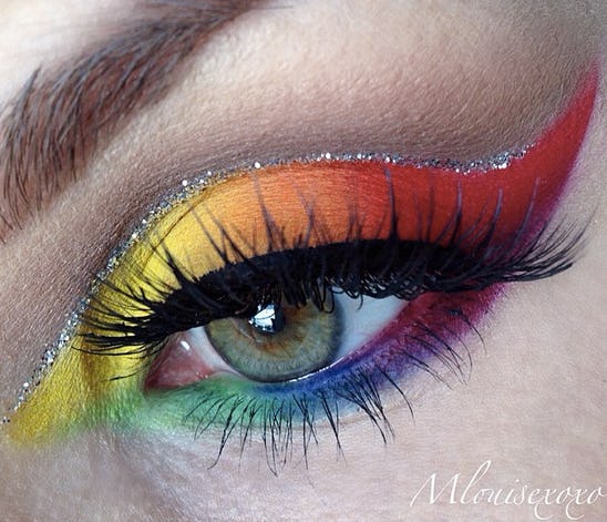 13 Rainbow Eye Makeup Looks From Instagram That'll Make You Want More ...