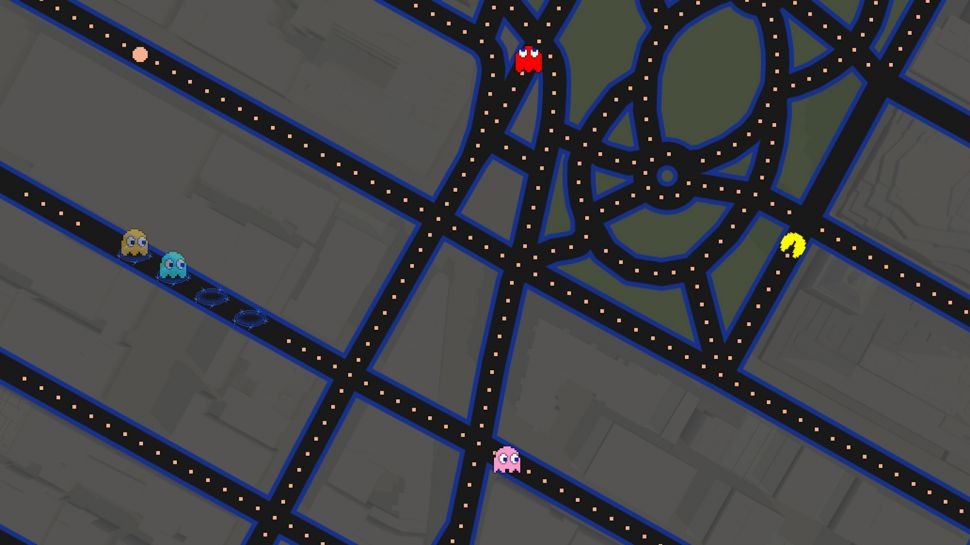 best cities pac man google maps