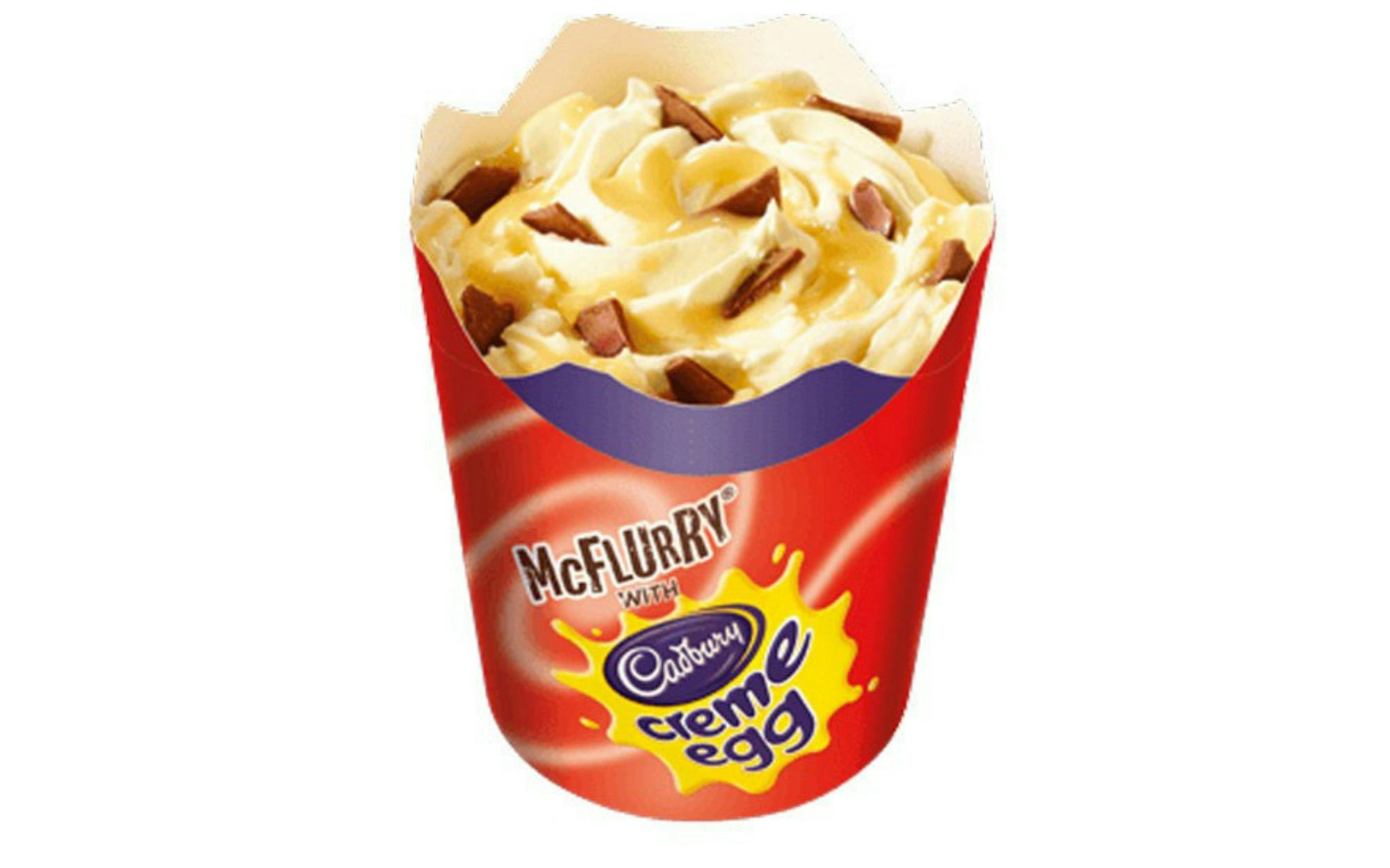 A Cadbury Creme Egg McFlurry Exists At McDonald's In Australia Now