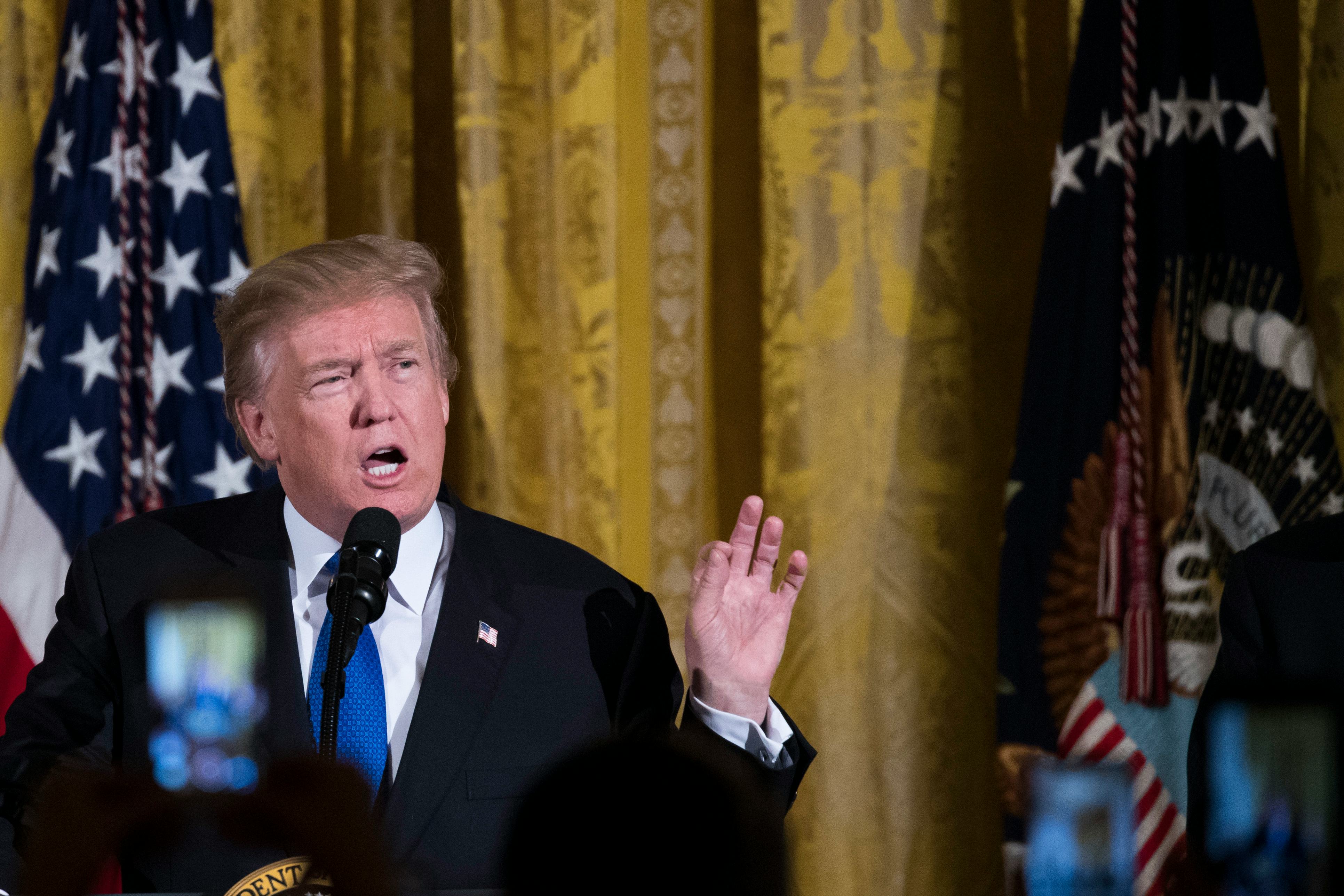 After Trump Slurred His Speech The White House Says His Medical Exam Results Will Be Made Public Drew Angerer Getty Images News Getty Images