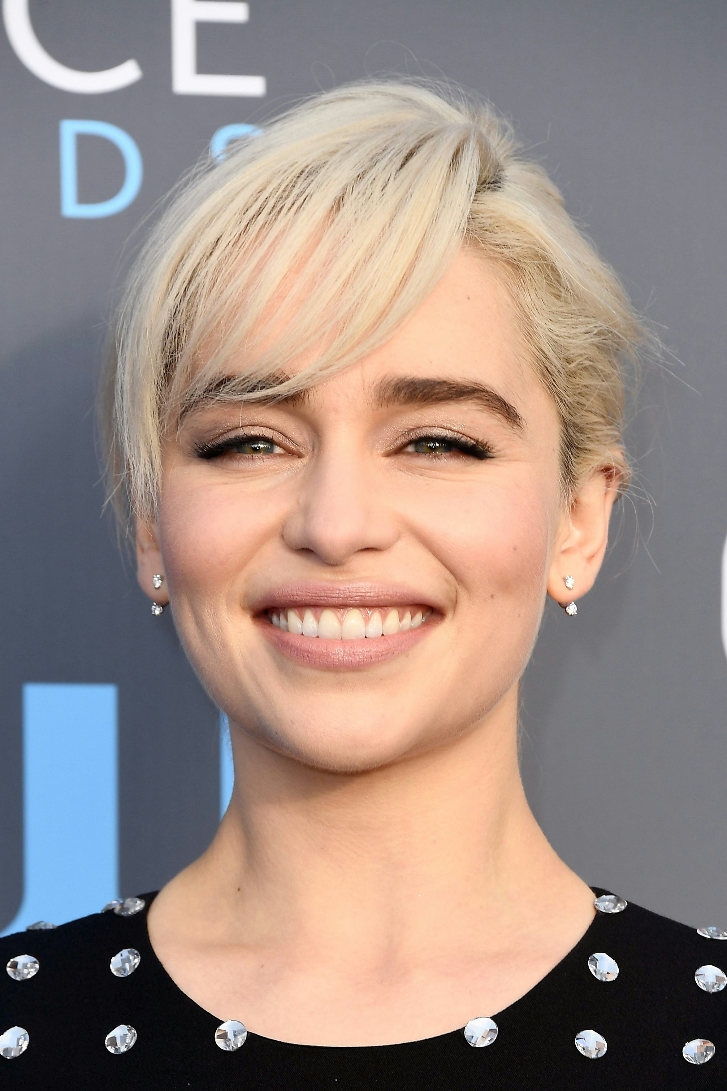 Bang Hairstyles, emilia clarke bangs hairstyle