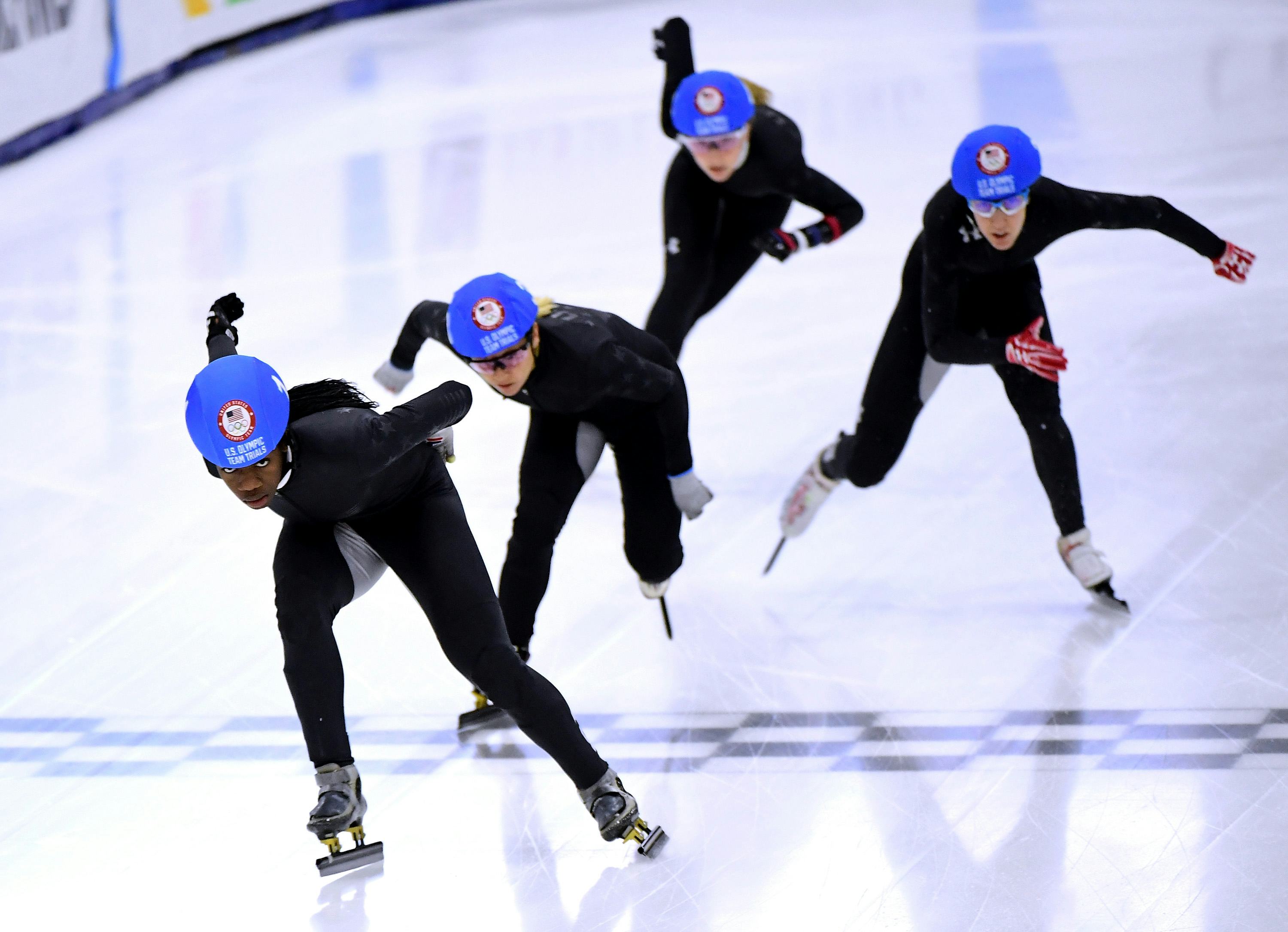 How Fast Do Olympic Speed Skaters Go? They Don't Call It *Speed* Skating For Nothing
