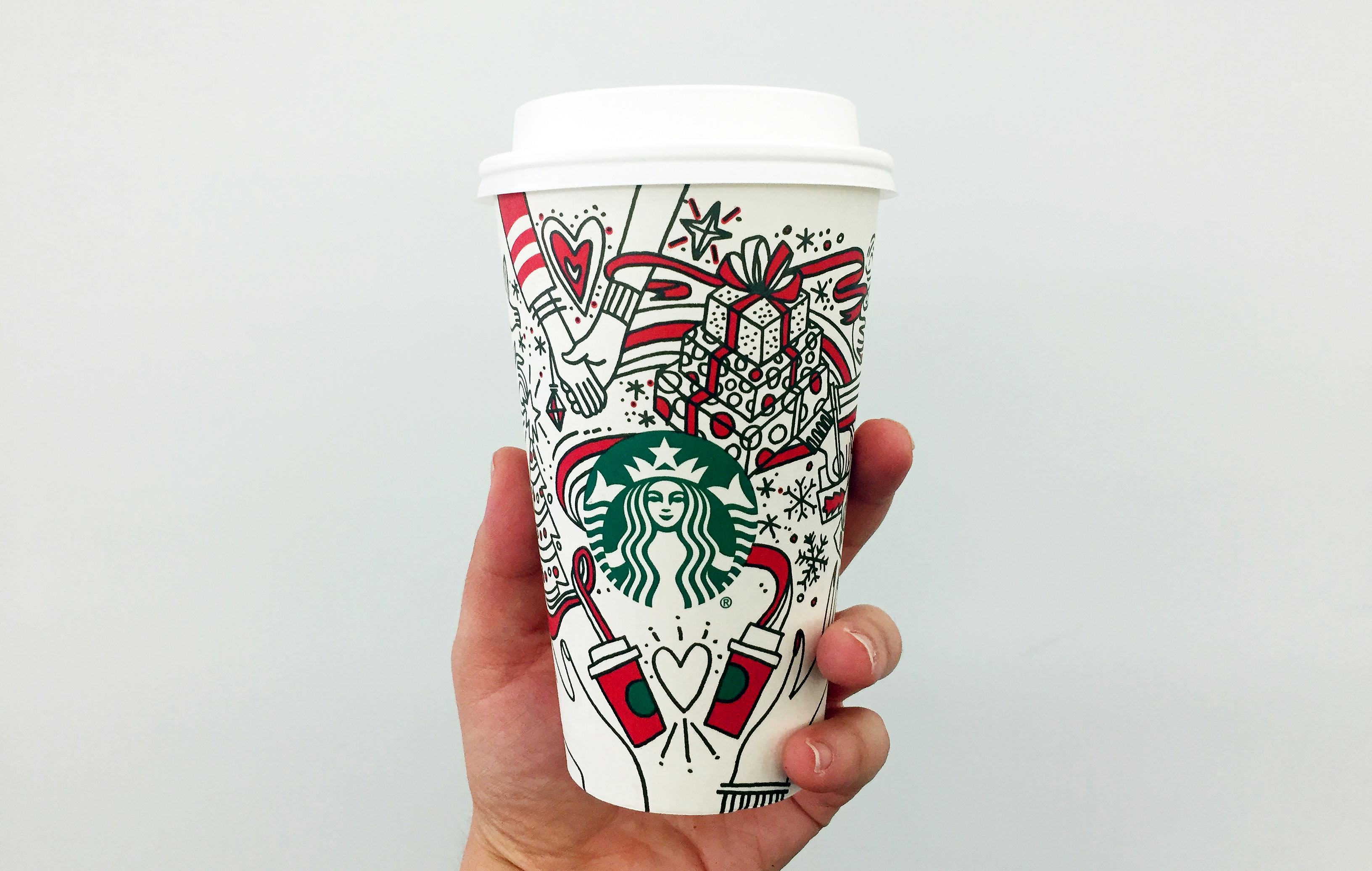 You are the artist of this year's Starbucks 'red cups' You are the artist of this year's Starbucks 'red cups'