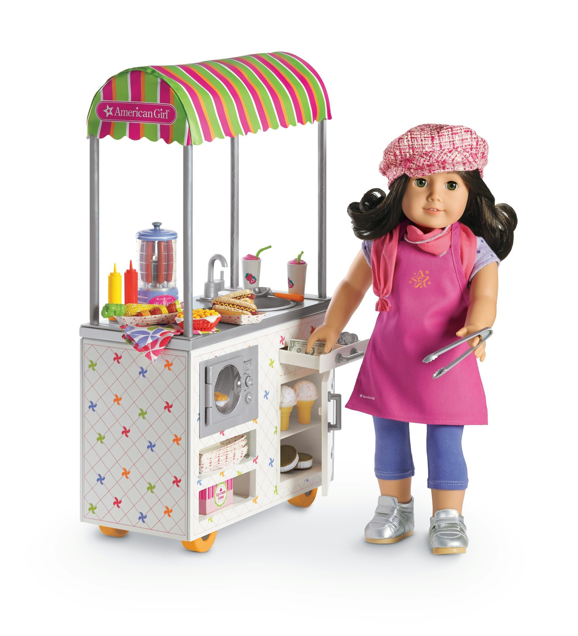 american girl campus snack cart