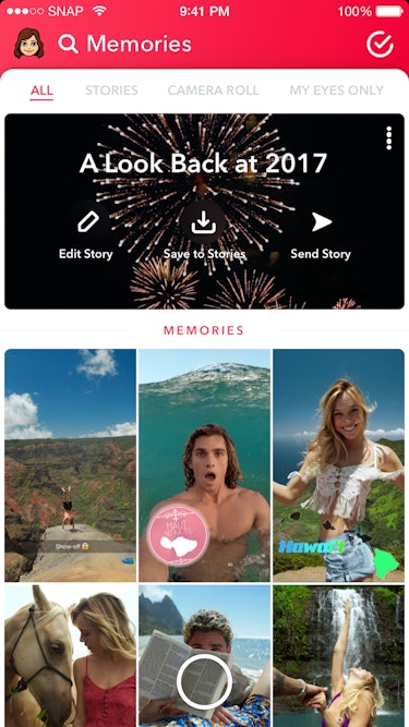 How Does Snapchat Choose What’s Included In Your 2017 Memories Story ...