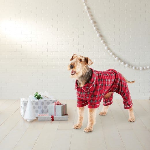 christmas pajamas with dogs on them