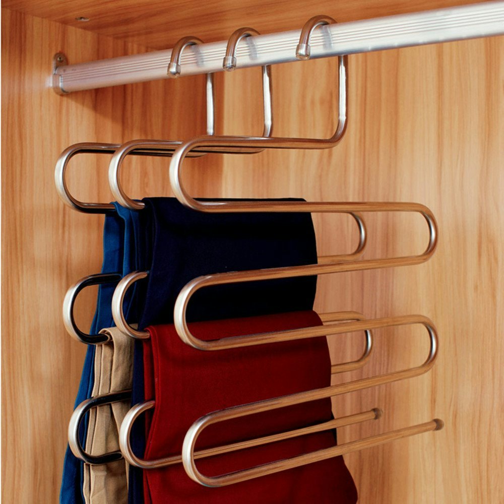 trouser hangers space saver