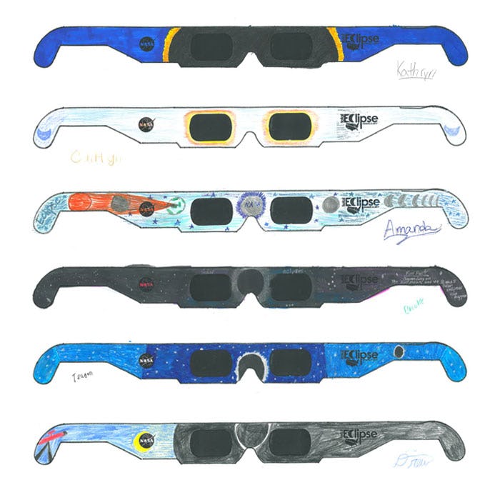 5 Sunlight Eclipse Functions For Little ones, Since Its A As soon as-Within just graphic relating to Printable Solar Eclipse Glasses identify 5 Sun Eclipse Pursuits For Children, Since Its A At the time-Inside of