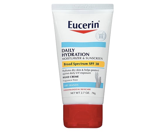 hand cream with spf