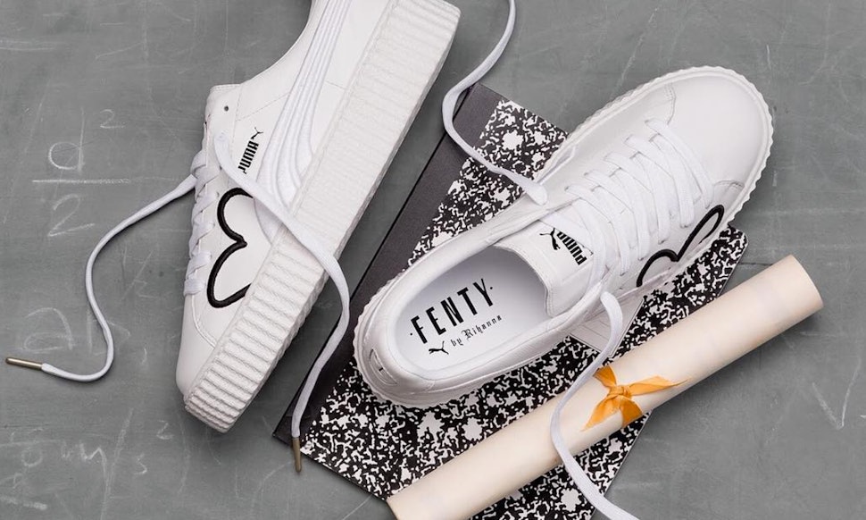 When Can You Buy Rihanna x Puma White Leather Creepers? The Kicks Were Created For A Cause