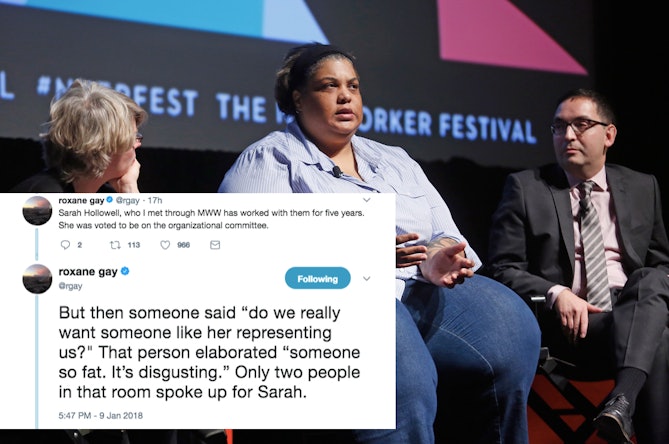 The Midwest Writers Workshop Is Under Fire After Roxane Gay Called Them Out For Fatphobic Behavior by Sadie Trombetta for Bustle