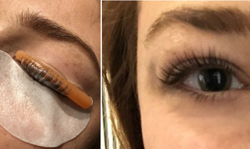 lash lift keratin lashes extensions perm
