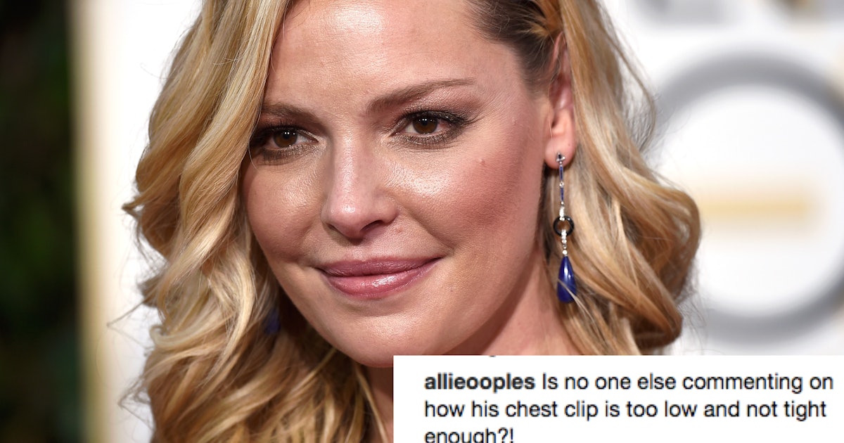 People Are Shaming Katherine Heigl For This Photo Of Her Son In A Car Seat
