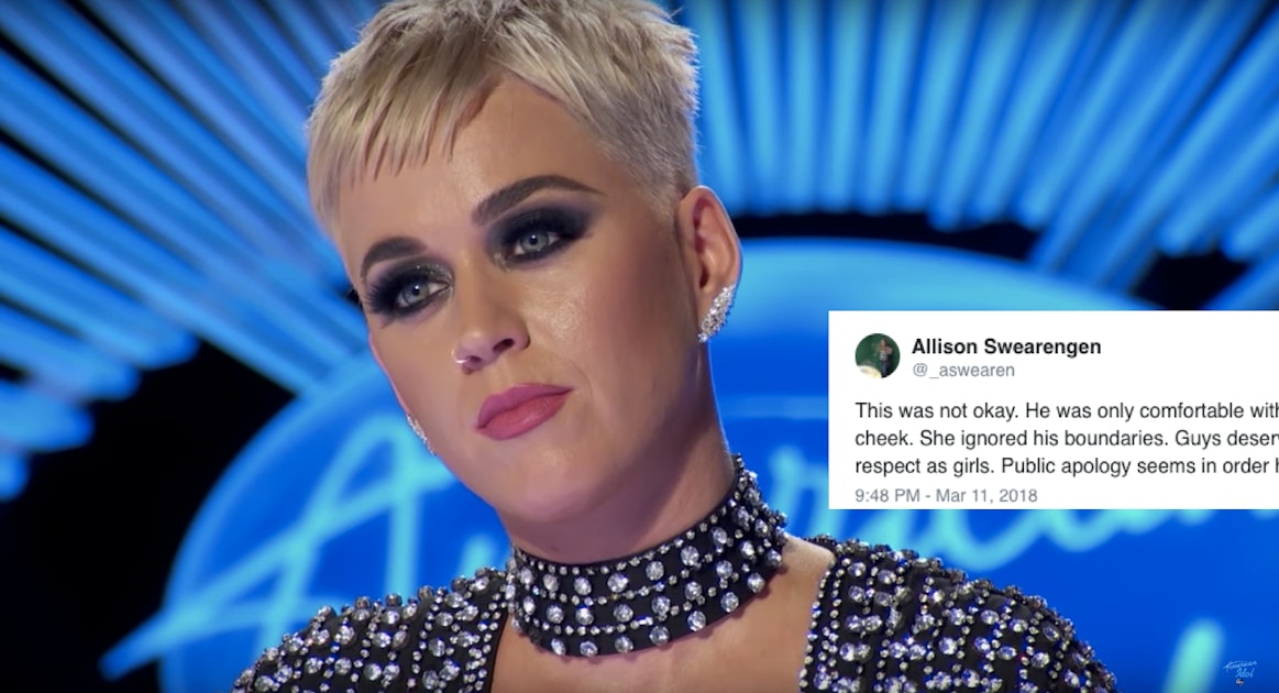 Katy Perry Kissed An 'American Idol' Contestant During An Audition & People Are PISSED