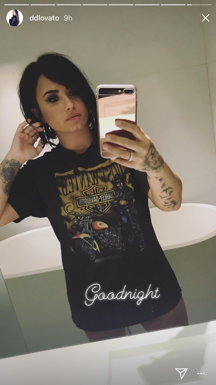 Is Demi Lovato S Short Hair Real The New Angled Bob Is A Big Change