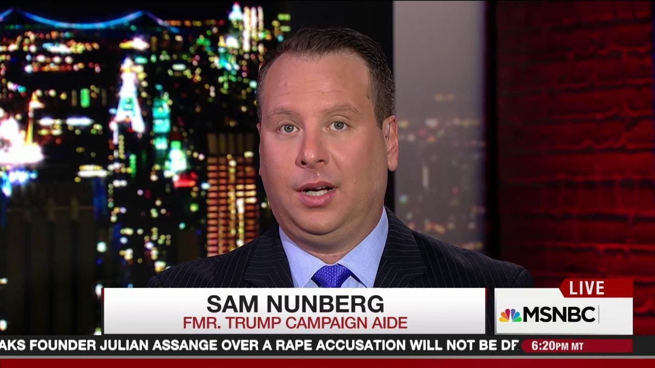 Image result for photos of sam nunberg ad roger stone